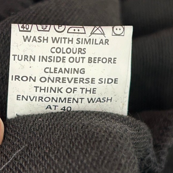 Auxo Collection Black Hoodie Long-Sleeved Dress w/Pockets Women's Small NWT - Picture 6 of 7